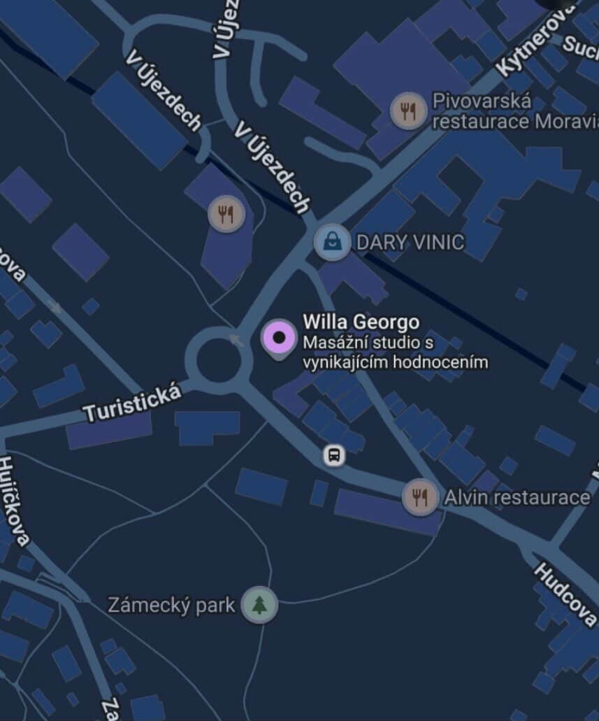 Klidná lokalita Willa Georgo Brno Medlánky